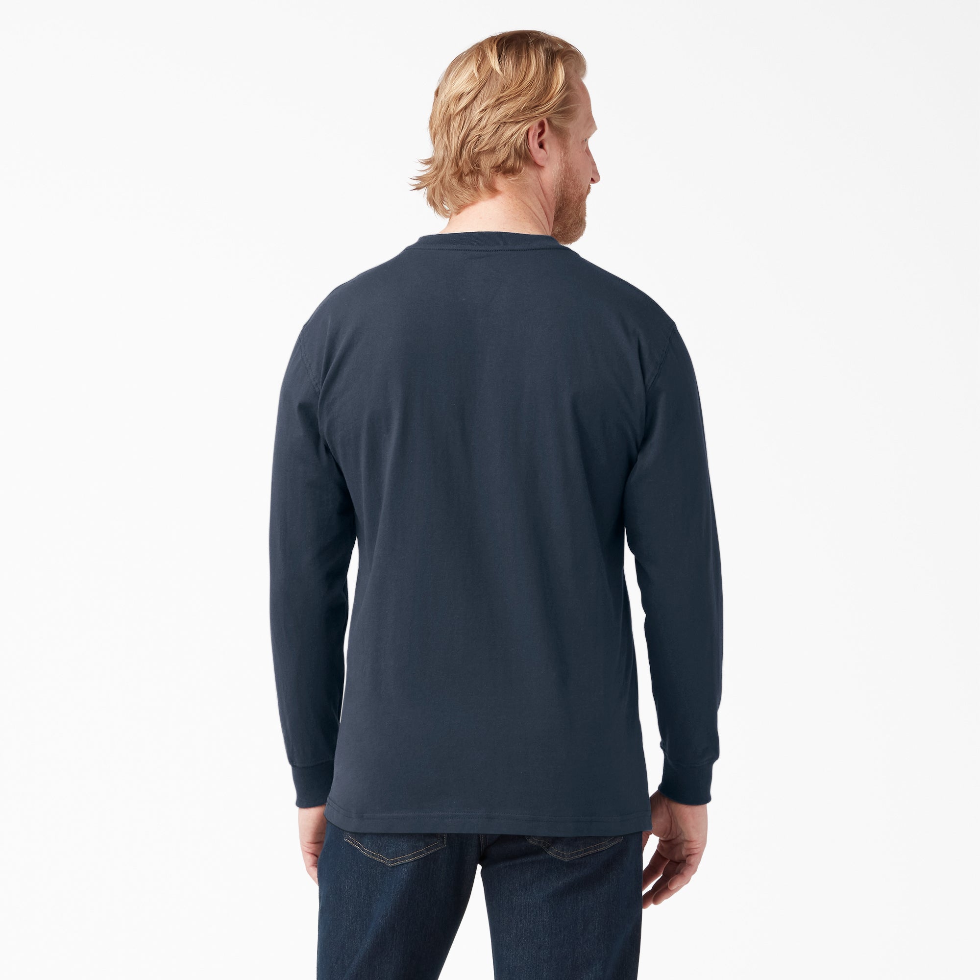 Heavyweight Long Sleeve Pocket T-Shirt - Image 2