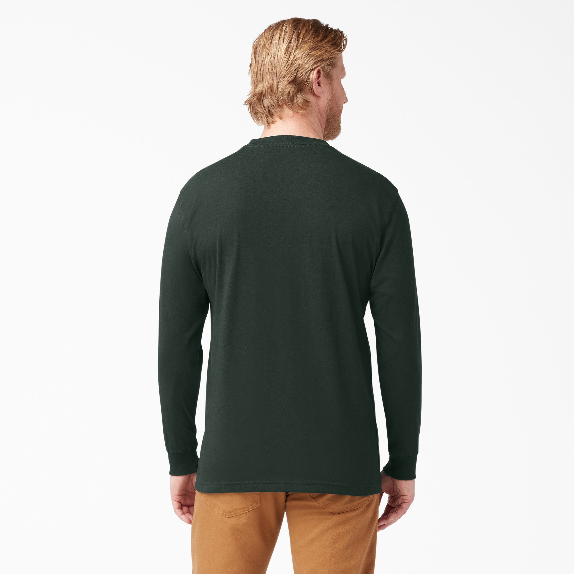 Heavyweight Long Sleeve Pocket T-Shirt - Image 2