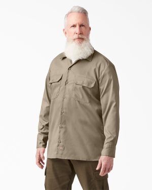 FLEX Relaxed Fit Long Sleeve Work Shirt