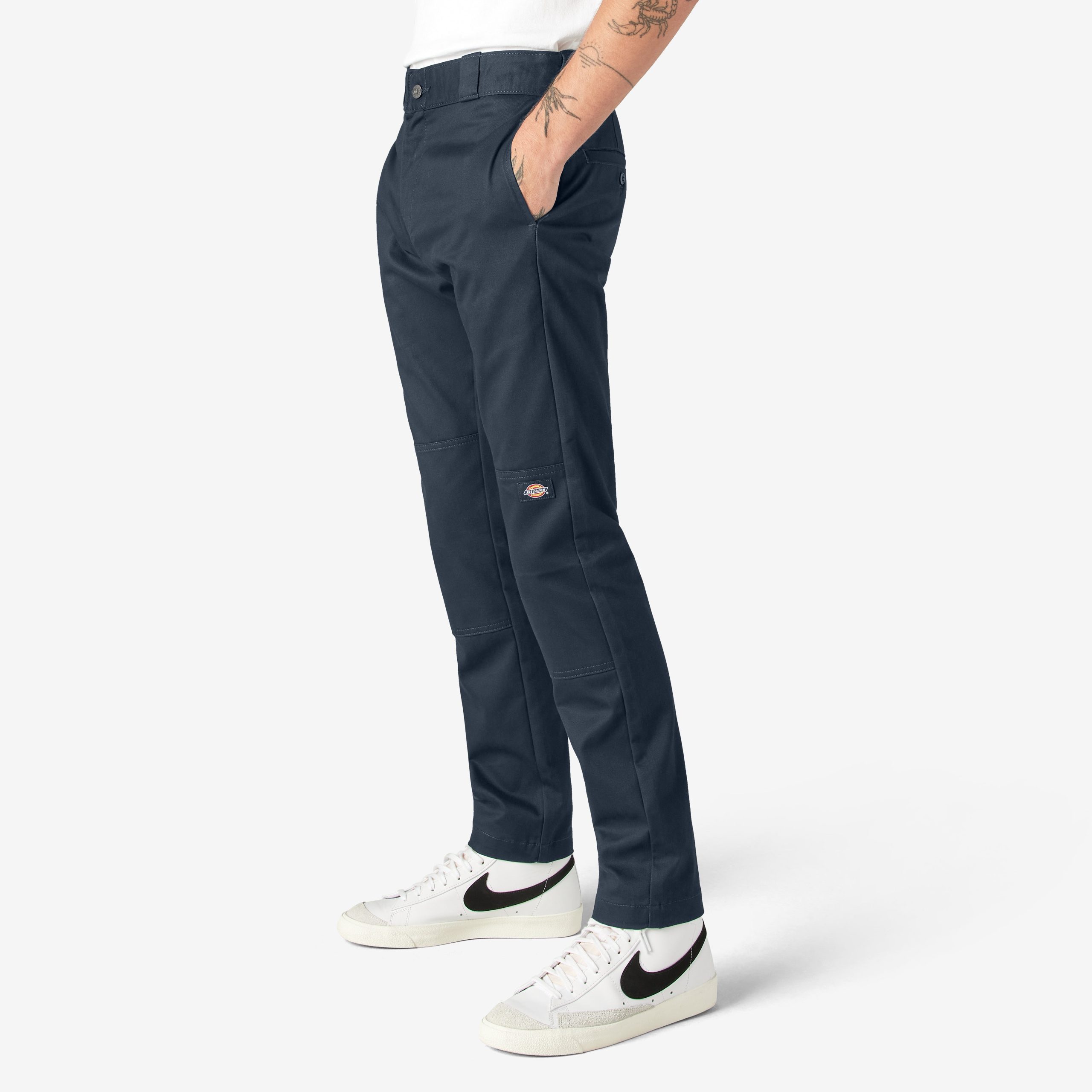 FLEX Skinny Fit Double Knee Work Pants - Image 3