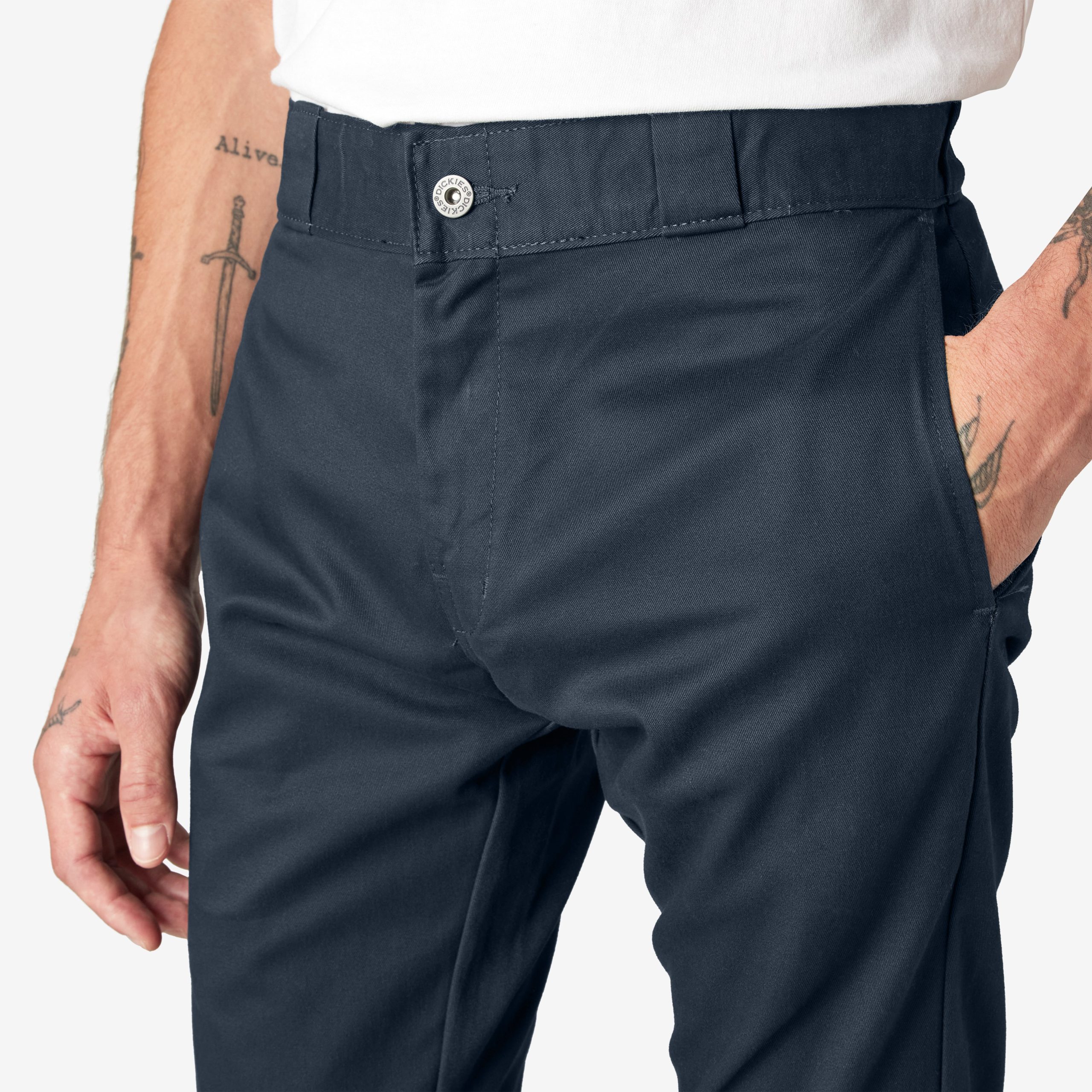 FLEX Skinny Fit Double Knee Work Pants - Image 7