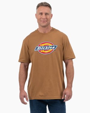 Short Sleeve Tri-Color Logo Graphic T-Shirt