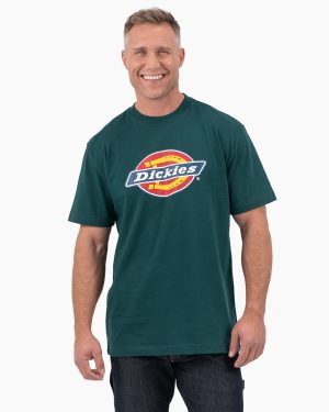 Short Sleeve Tri-Color Logo Graphic T-Shirt
