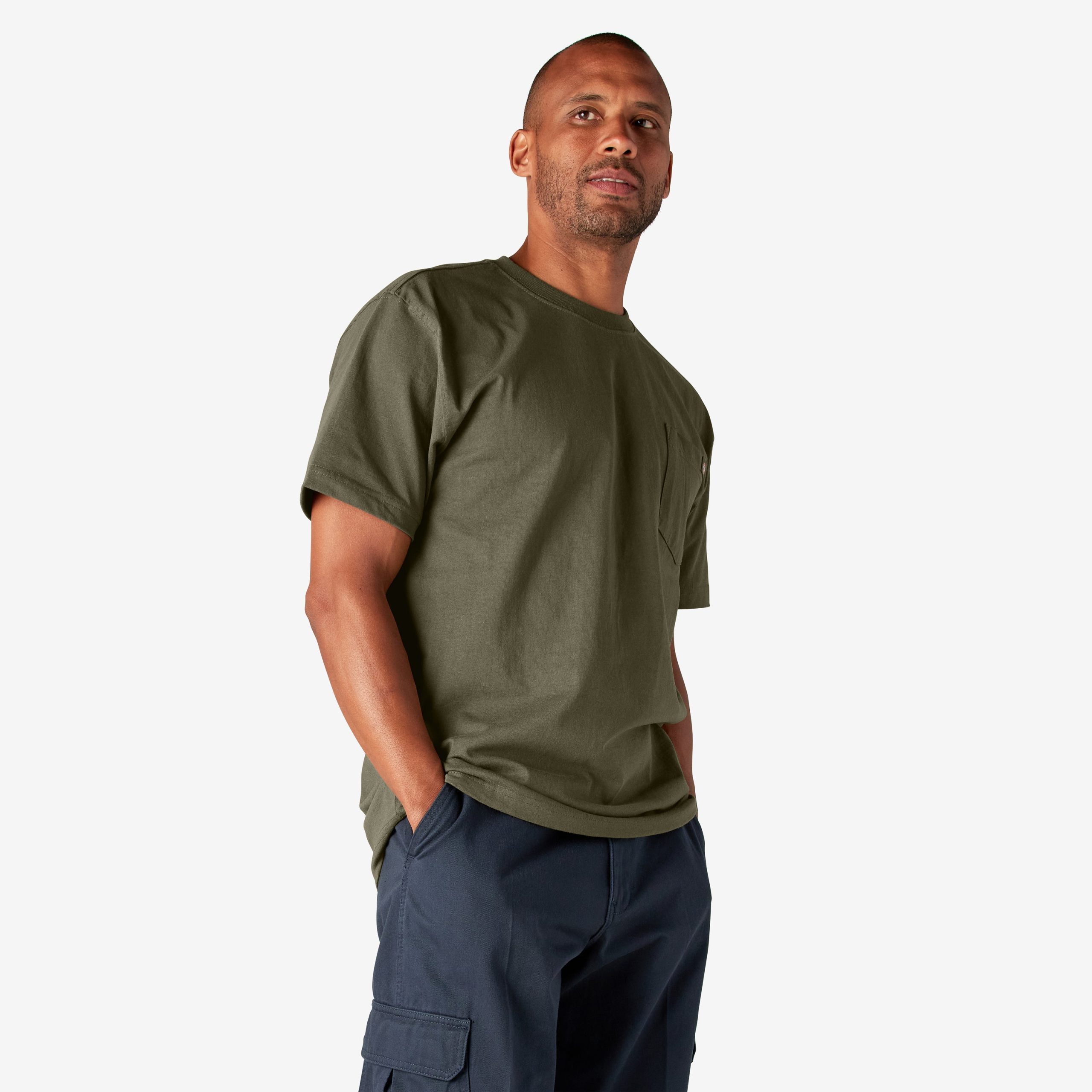 Heavyweight Short Sleeve Pocket T-Shirt - Image 4