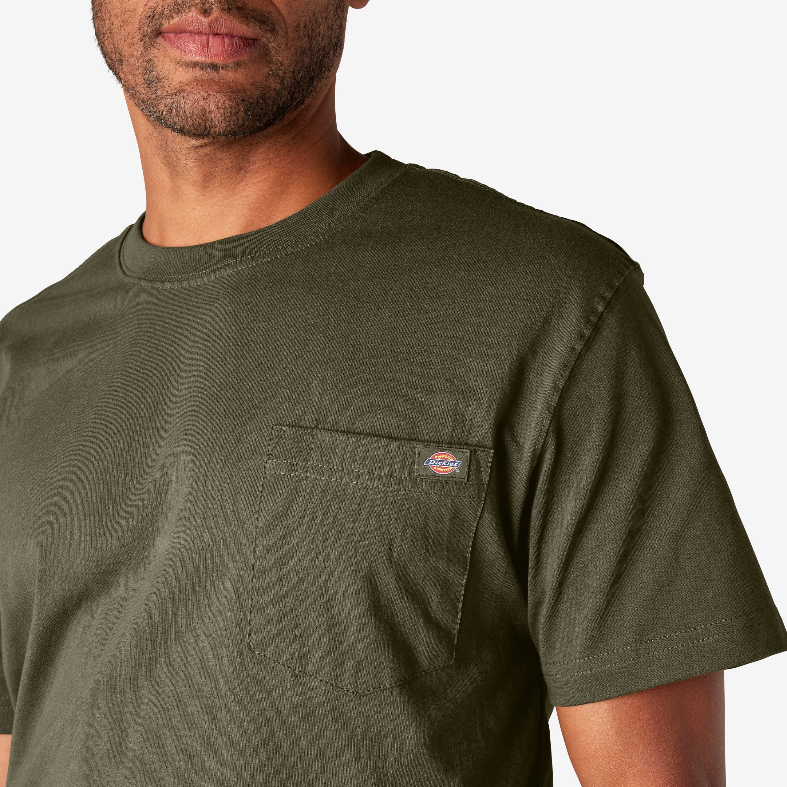 Heavyweight Short Sleeve Pocket T-Shirt - Image 7