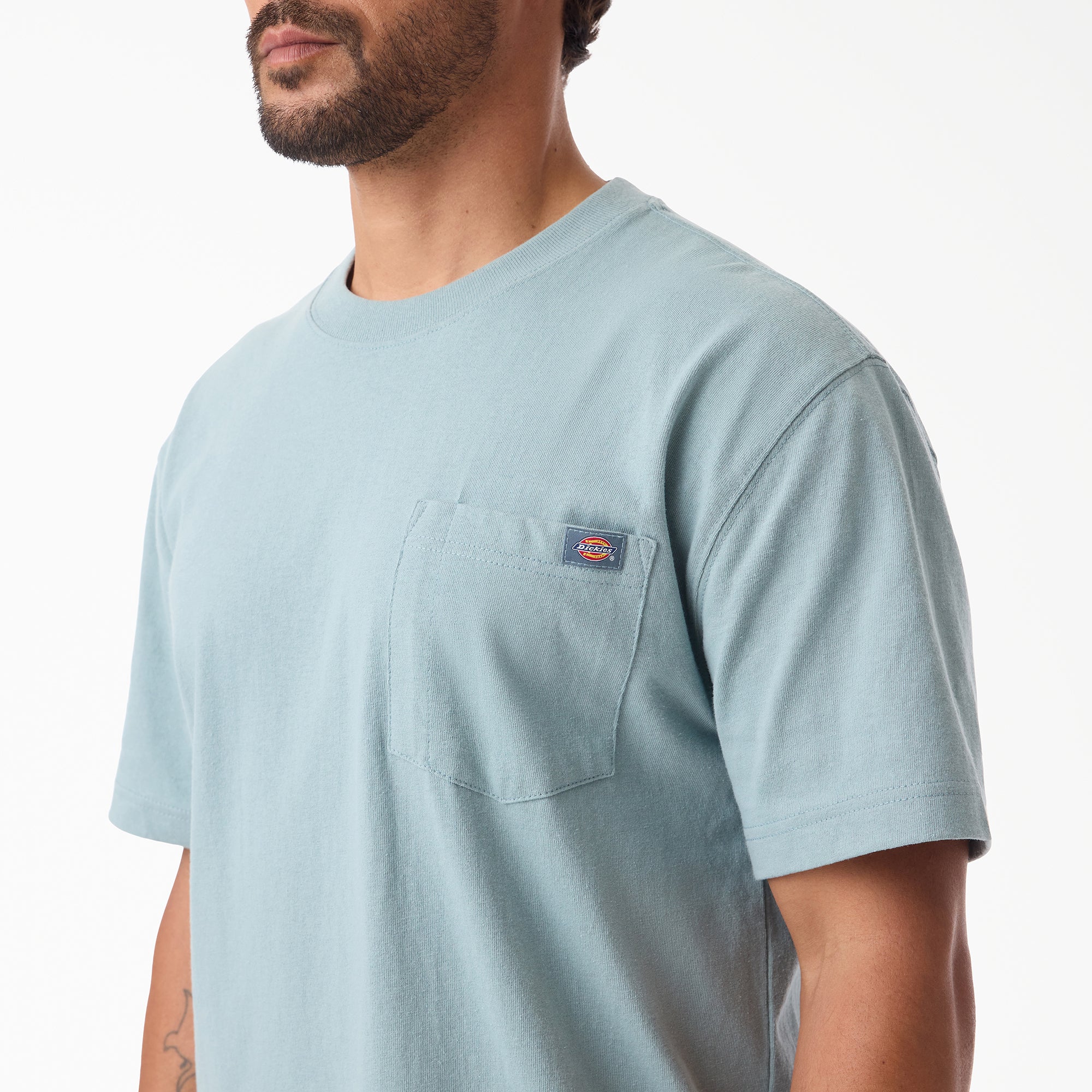 Heavyweight Short Sleeve Pocket T-Shirt - Image 5