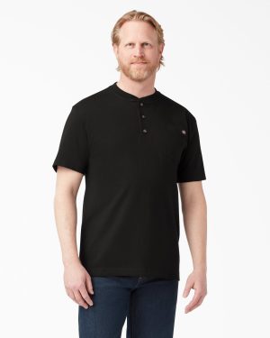 Heavyweight Short Sleeve Henley T-Shirt
