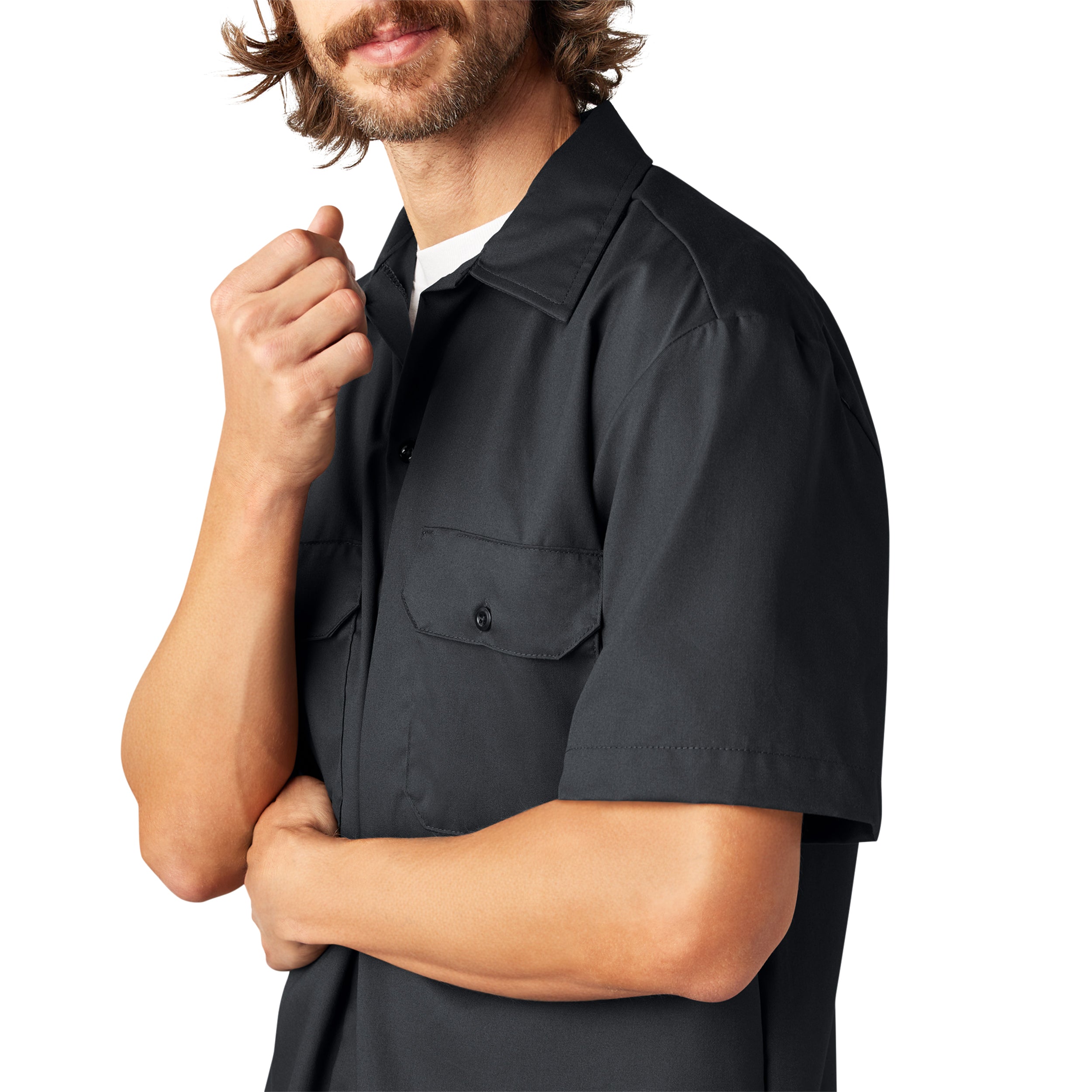 FLEX Relaxed Fit Short Sleeve Work Shirt - Image 8