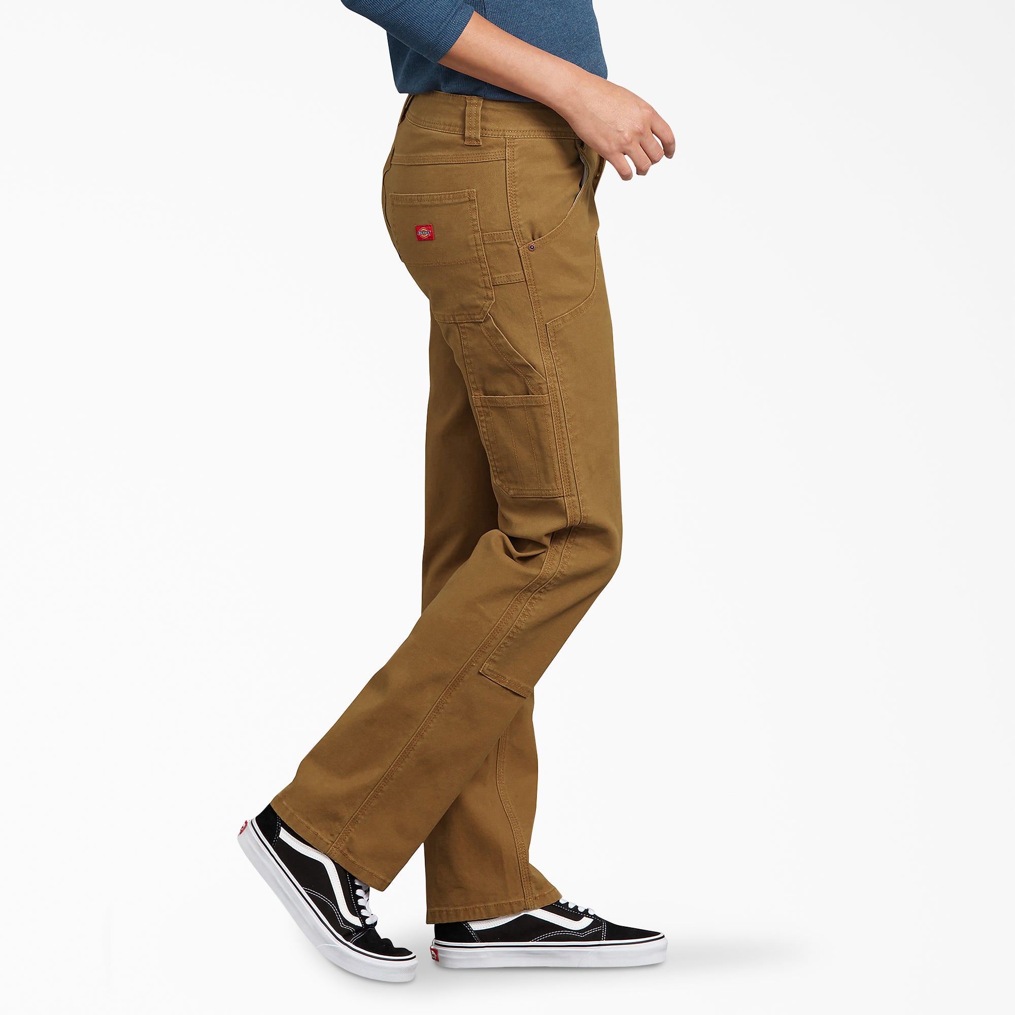 Women's FLEX Relaxed Fit Duck Carpenter Pants - Image 3