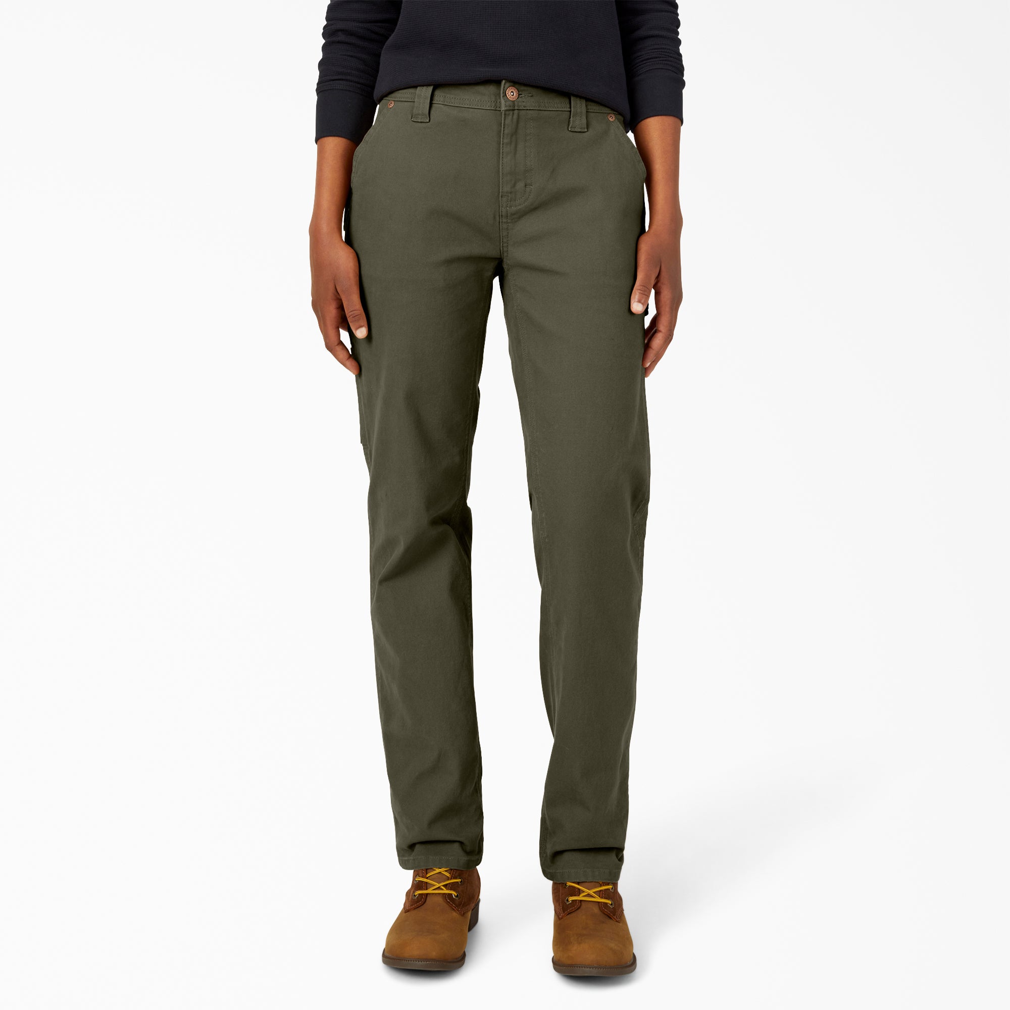 Women's FLEX Relaxed Straight Fit Duck Carpenter Pants