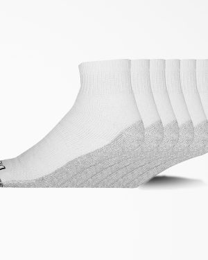Moisture Control Quarter Socks. Size 6-12. 6-Pack