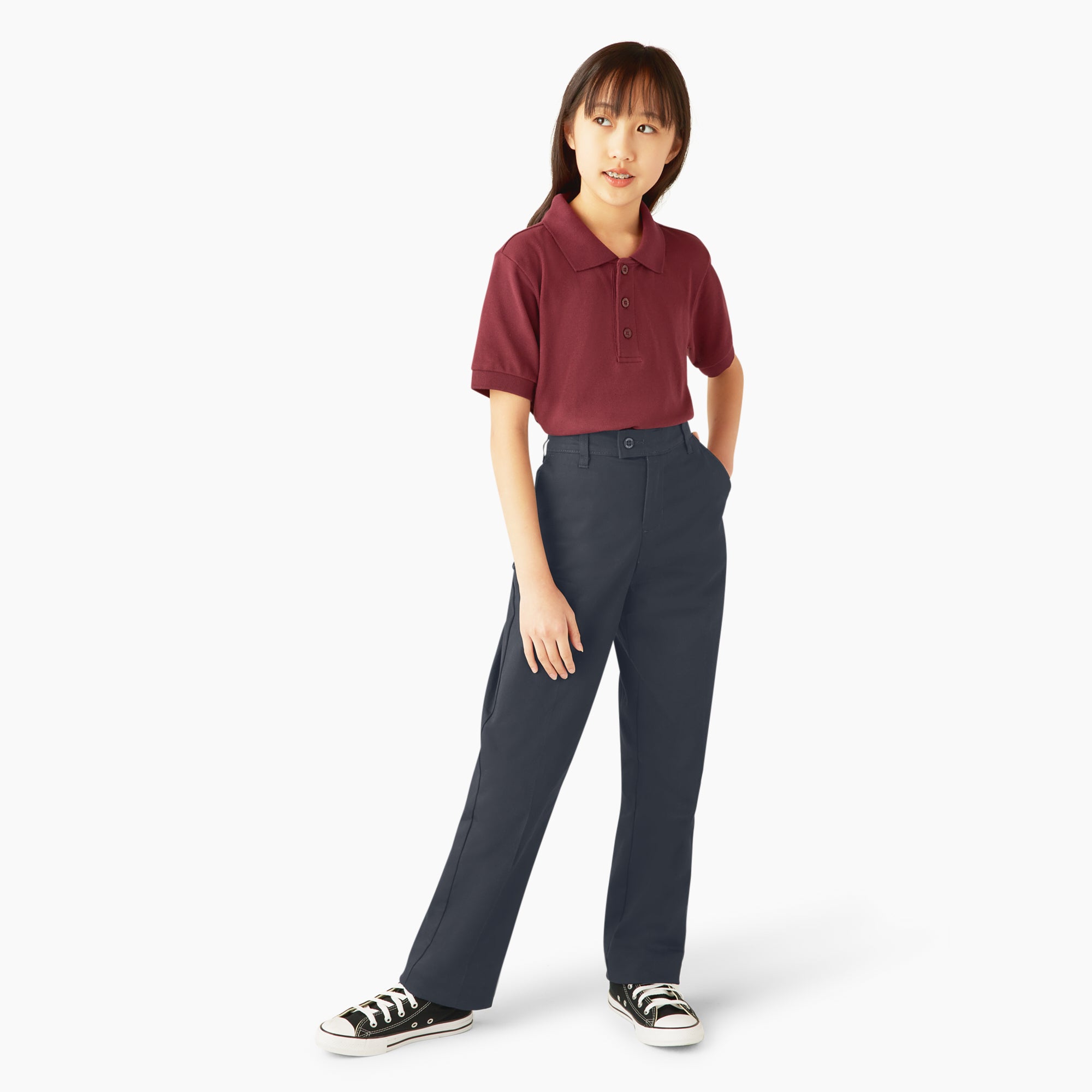 Girls' Slim Fit Pants. 4-20 - Image 4