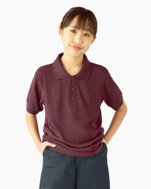 Kids' Piqué Short Sleeve Polo