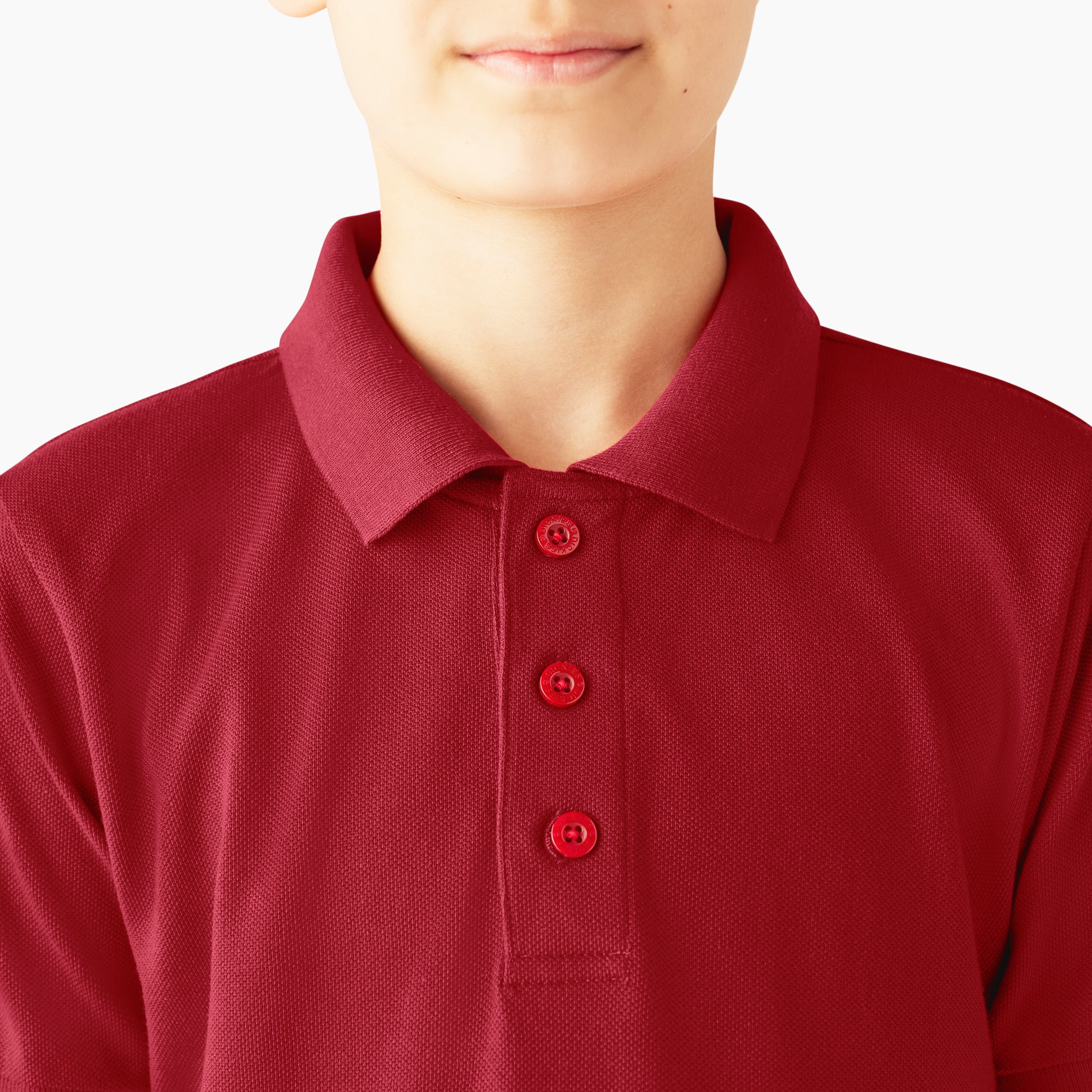 Kids' Piqué Short Sleeve Polo - Image 4
