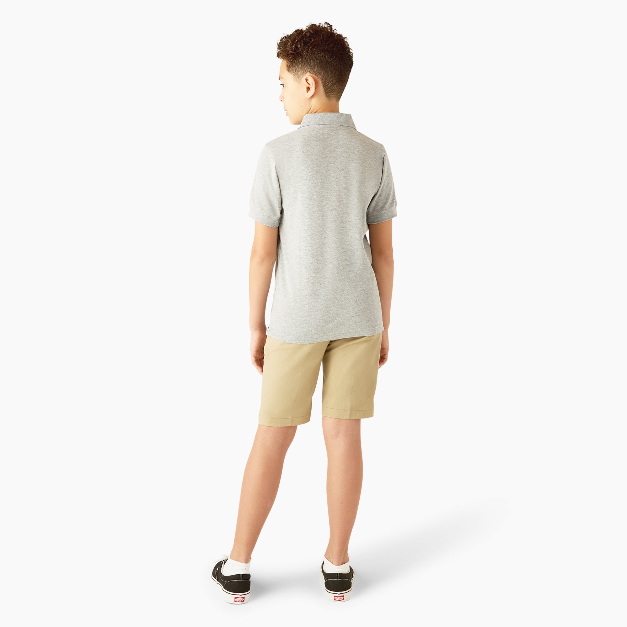 Kids' Piqué Short Sleeve Polo - Image 5