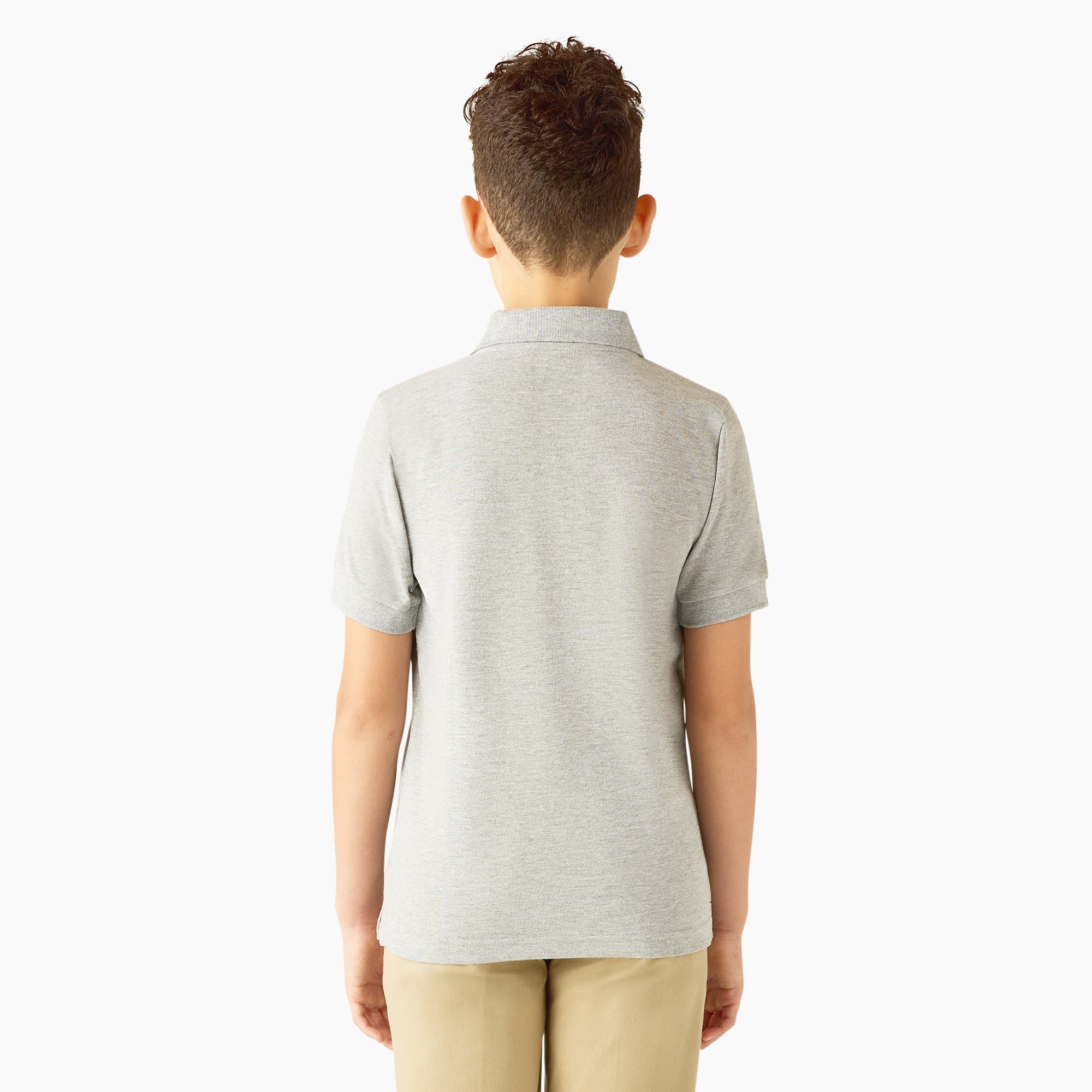 Kids' Piqué Short Sleeve Polo - Image 2