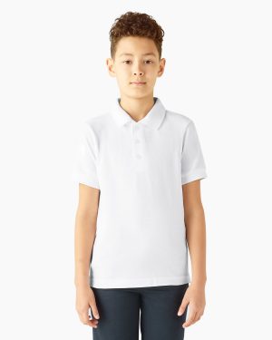 Kids' Piqué Short Sleeve Polo
