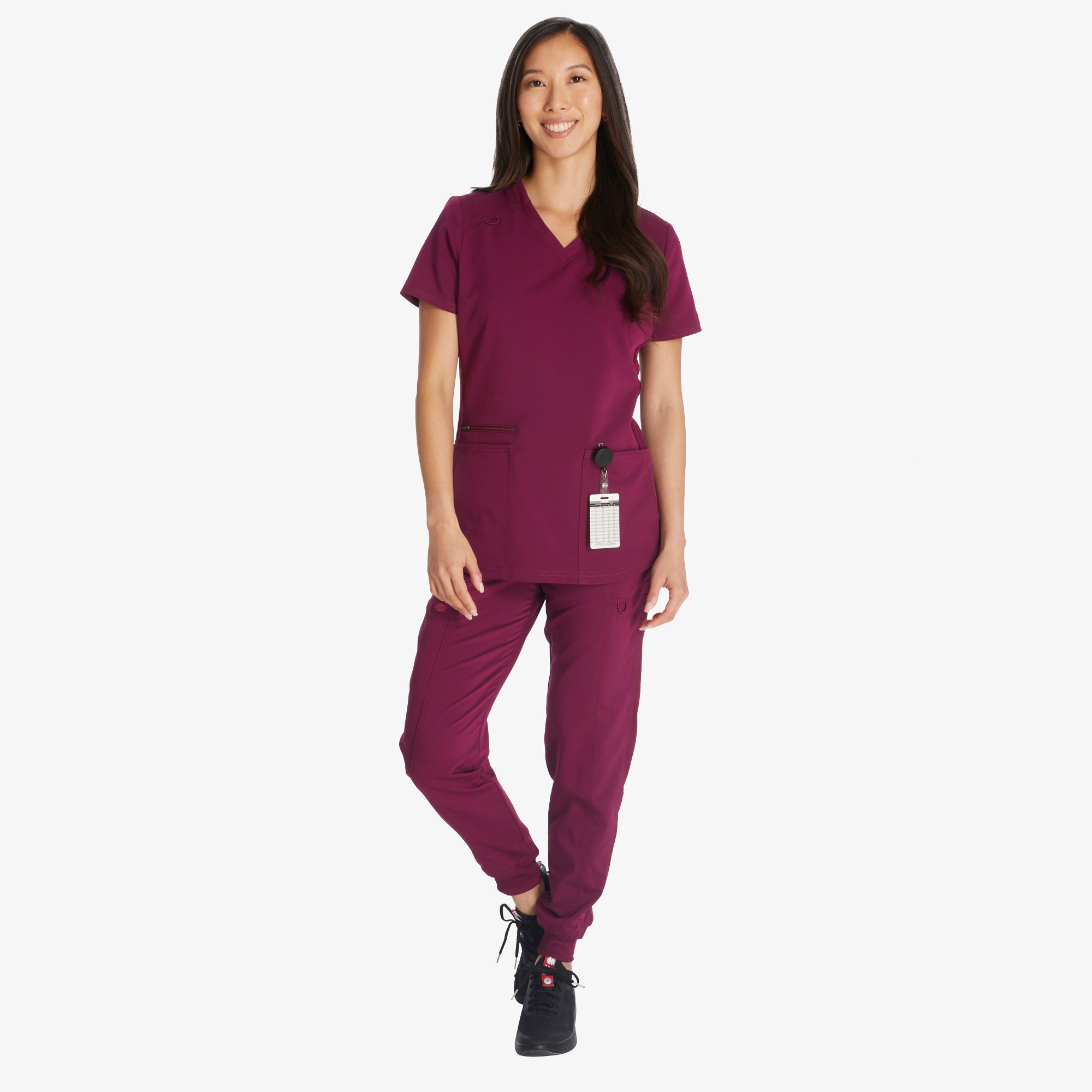 Women's Balance V-Neck Scrub Top - Image 3