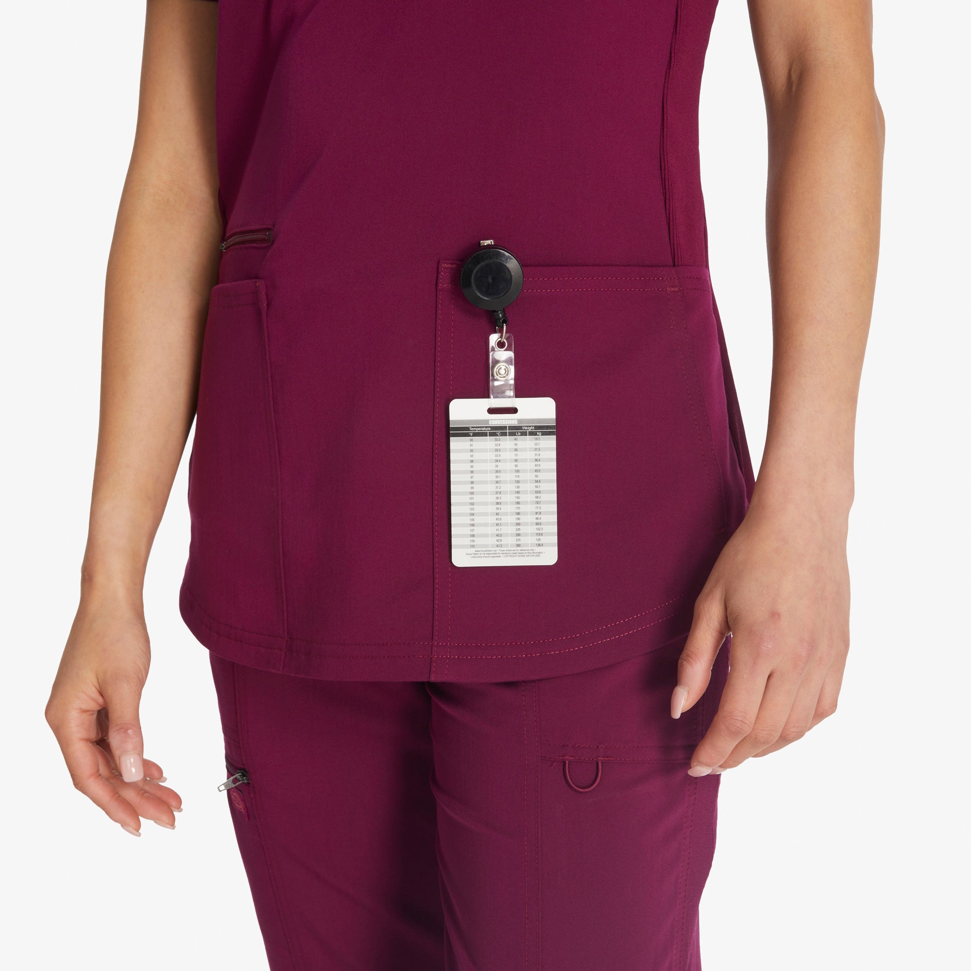 Women's Balance V-Neck Scrub Top - Image 4