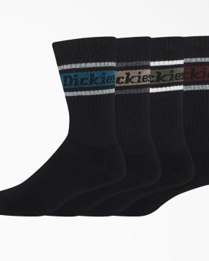 Rugby Stripe Socks. Size 6-12. 4-Pack
