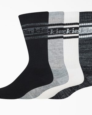 Rugby Stripe Socks. Size 6-12. 4-Pack