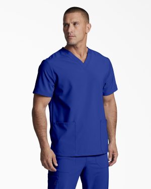 Unisex EDS Essentials V-Neck Scrub Top