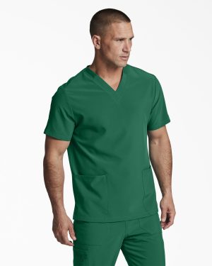 Unisex EDS Essentials V-Neck Scrub Top