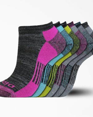 Women's Moisture Control Free Run No Show Socks. Size 6-9. 6-Pack