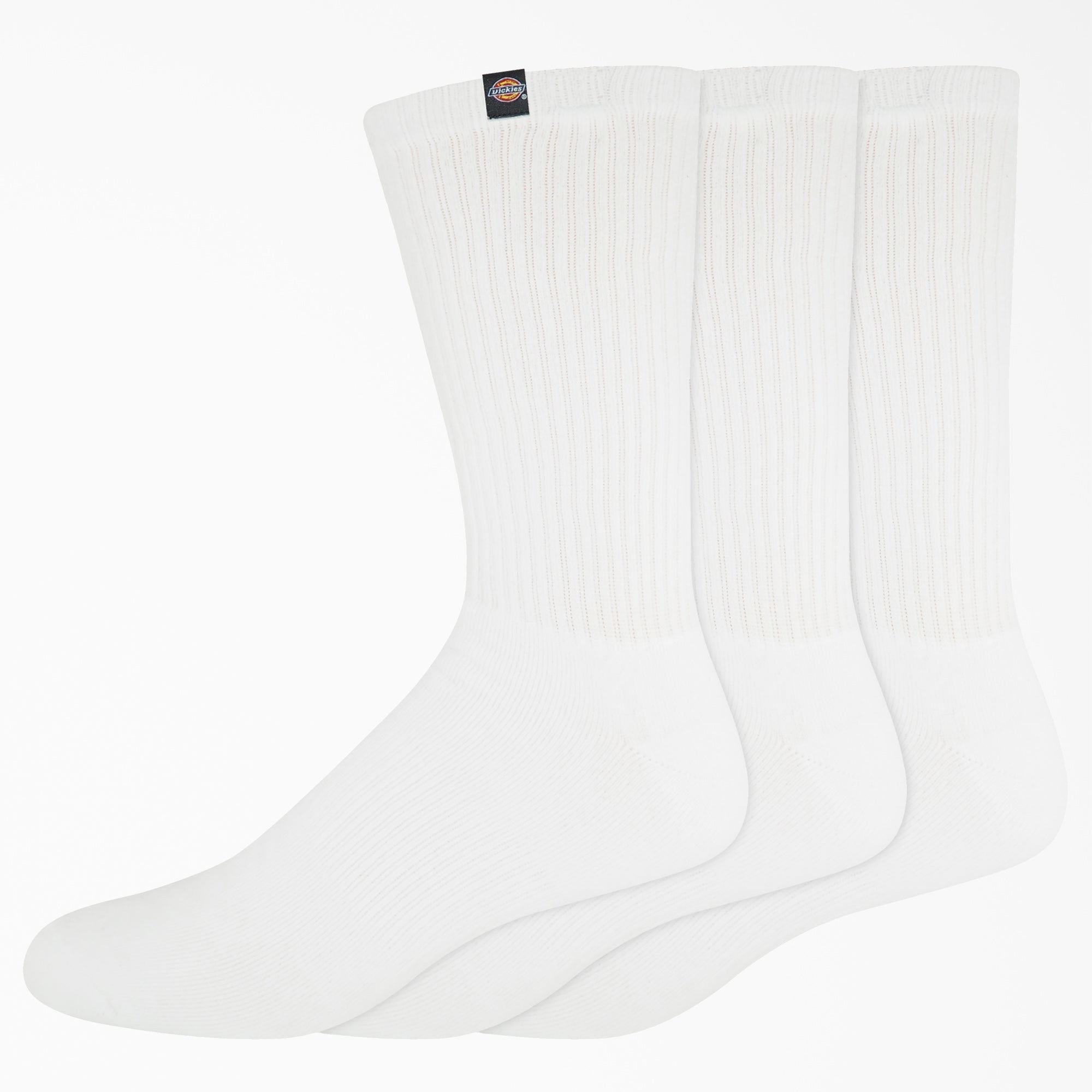 Dickies Label Crew Socks. Size 6-12. 3-Pack