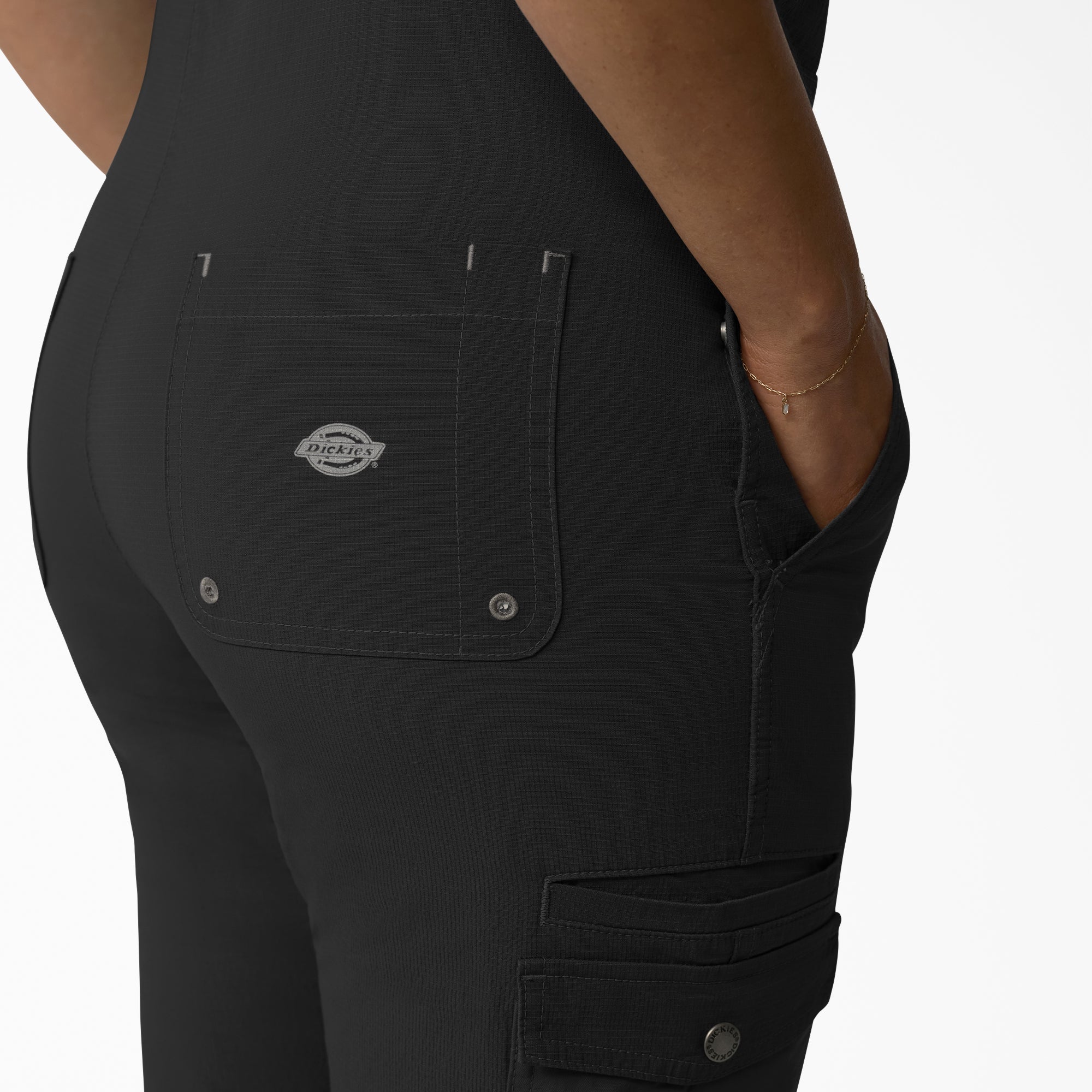 Women's Cooling Ripstop Bib Overalls - Image 7