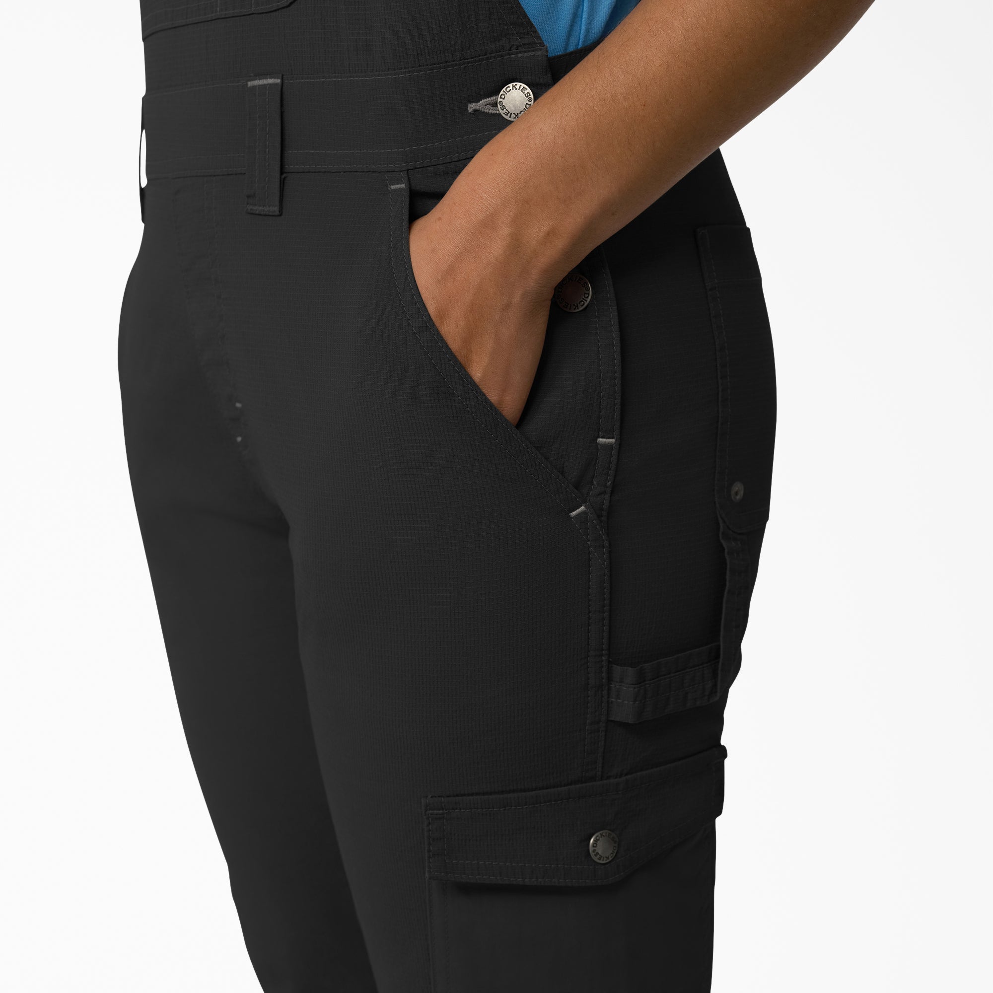 Women's Cooling Ripstop Bib Overalls - Image 6