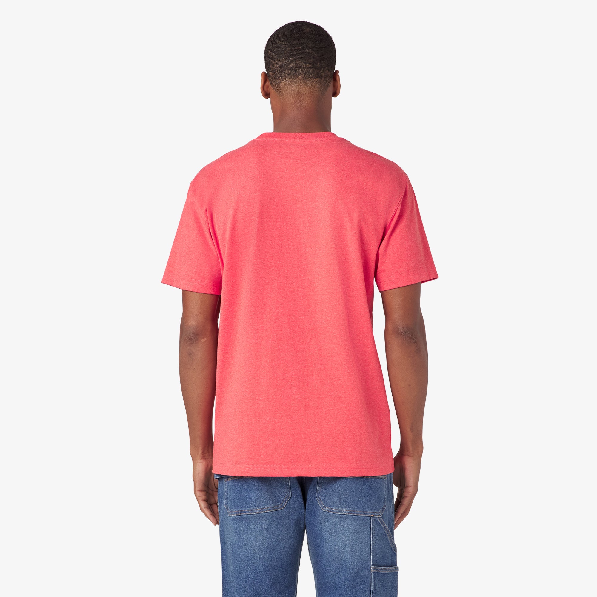Heavyweight Heathered Short Sleeve Pocket T-Shirt - Image 2