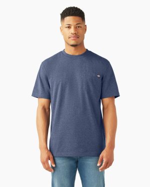 Heavyweight Heathered Short Sleeve Pocket T-Shirt