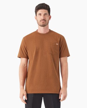 Heavyweight Heathered Short Sleeve Pocket T-Shirt