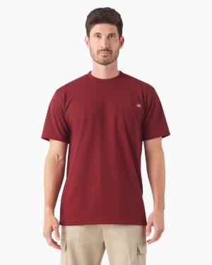 Heavyweight Heathered Short Sleeve Pocket T-Shirt
