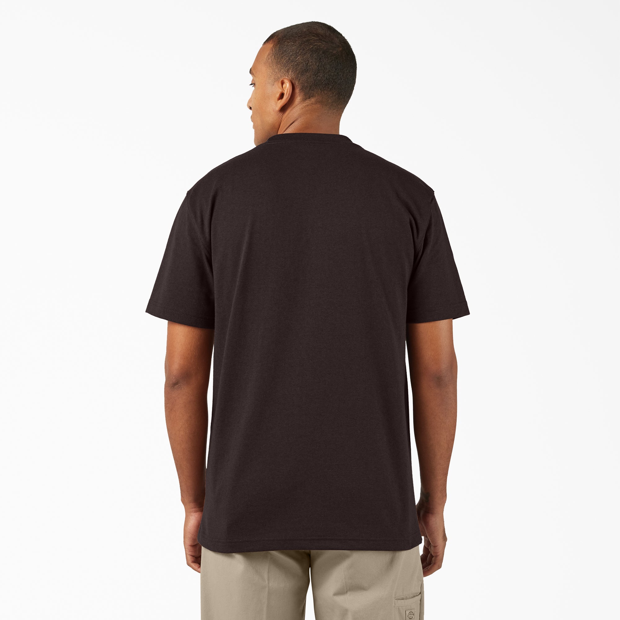 Heavyweight Heathered Short Sleeve Pocket T-Shirt - Image 2
