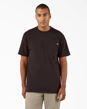 Heavyweight Heathered Short Sleeve Pocket T-Shirt