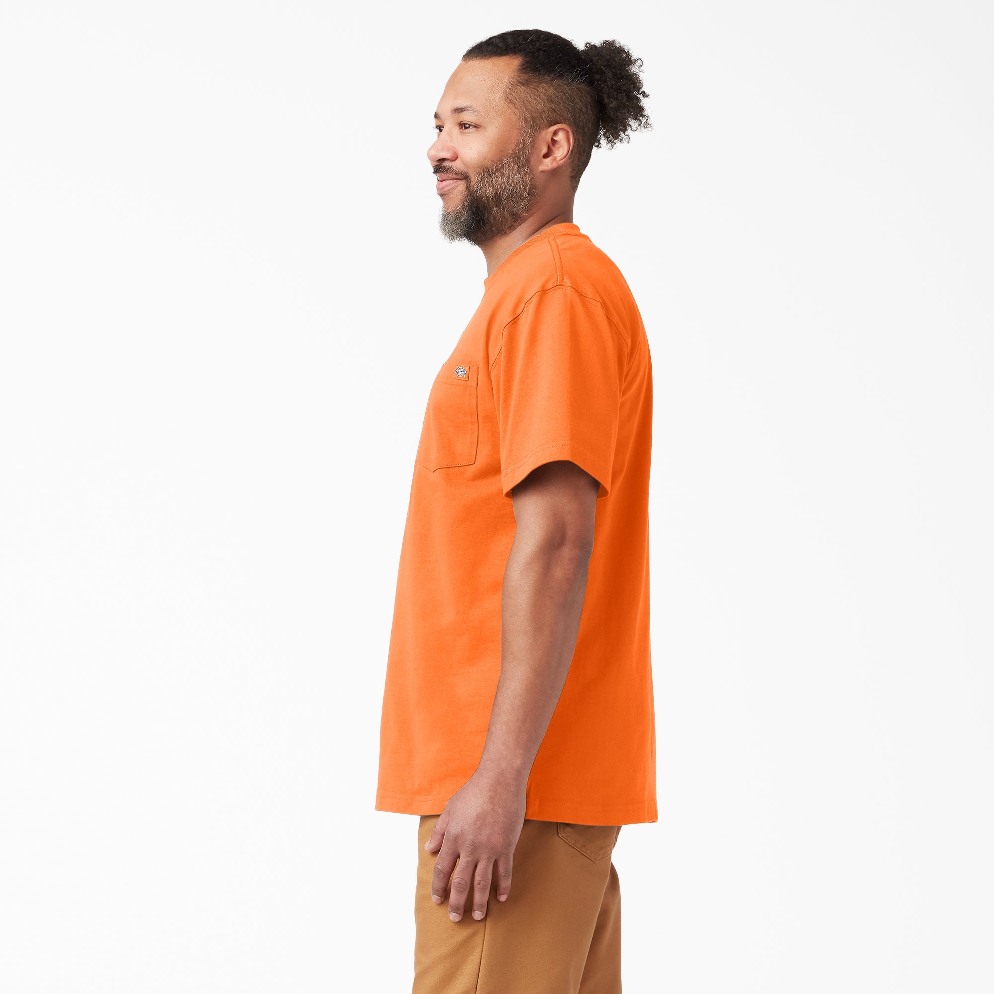Heavyweight Neon Short Sleeve Pocket T-Shirt - Image 3