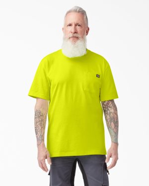 Heavyweight Neon Short Sleeve Pocket T-Shirt